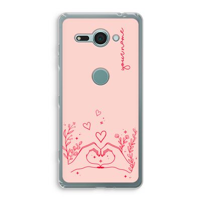 Love is in the air: Sony Xperia XZ2 Compact Transparant Hoesje