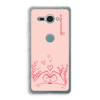 Love is in the air: Sony Xperia XZ2 Compact Transparant Hoesje