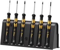 Wera 1550/6 ESD Elektronica - Schroevendraaiers + houder, 9-delig - 1 stuk(s) - 05030180001 Wera 1550/6 ESD Elektronica - Schroevendraaiers + houder, 9-delig - 1 stuk(s) - 05030180001
