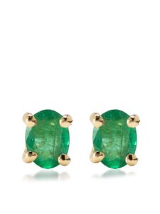 Wouters & Hendrix Gold puces d'oreilles en or 18ct serties d'émeraudes