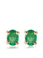 Wouters & Hendrix Gold puces d'oreilles en or 18ct serties d'émeraudes