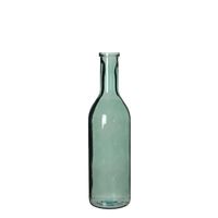Decoratiefles / glazen fles groen 50 x 15 cm   -