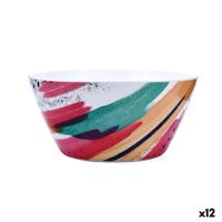 Saladekom Quid Acuarela Wit Bioplastic 25 x 12 cm (12 Stuks)