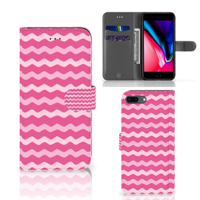 Apple iPhone 7 Plus | 8 Plus | Telefoon Hoesje | Waves Pink