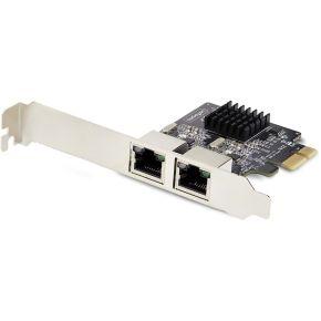 StarTech.com 2-Port Gigabit PCIe Ethernet Adapter Kaart, 1Gbps PCIe Netwerkkaart, 10/100/1000Mbps PC