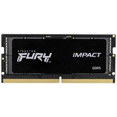 Kingston FURY Impact Werkgeheugenmodule voor laptop DDR5 8 GB 1 x 8 GB Non-ECC 4800 MHz 262-pins SO-DIMM CL38 KF548S38IB-8