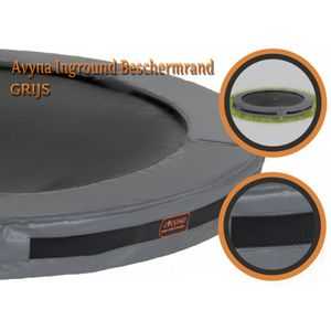 Avyna Trampoline Beschermrand Heavy Duty - Universeel - Inground - ø 430 cm (14ft) - Grijs