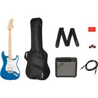 Squier Affinity Series Stratocaster HSS Pack MN Lake Placid Blue starterset elektrische gitaar - thumbnail