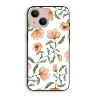 Peachy flowers: iPhone 13 mini Biologisch afbreekbaar hoesje
