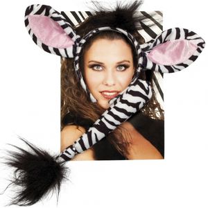 Dieren verkleedset zebra