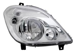 Koplamp rechts zonder MISTLICHTGAT 2xH7 inclusief MOTOR 3077962