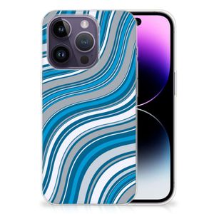 Apple iPhone 14 Pro TPU bumper Waves Blue