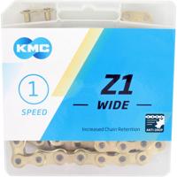 KMC ketting 1/2-1/8 112 1v z1 goud bmx/track