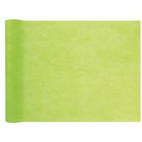 Tafelloper op rol - appelgroen - 30 cm x 10 m - non woven polyester