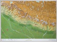 Reliëfkaart Nepal | GeoRelief - thumbnail