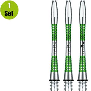 Winmau Triad Aluminium Dartshafts - Groen - In Between