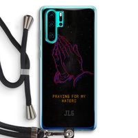 Praying For My Haters: Huawei P30 Pro Transparant Hoesje met koord