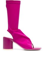 MM6 Maison Margiela bottes en maille - Rose