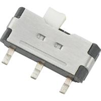 TRU COMPONENTS 6267172 SSK-1202 Schuifschakelaar 12 V/DC 0.05 A 1x aan/aan 1 stuk(s) - thumbnail