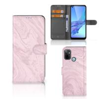 OPPO A53 | OPPO A53s | Bookcase | Marble Pink - Origineel Cadeau Vriendin