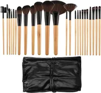 Mimo Beauty Make-Up Brush Set 24 stuks - Black - thumbnail