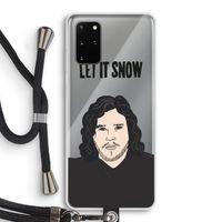 Let It Snow: Samsung Galaxy S20 Plus Transparant Hoesje met koord