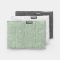 Brabantia sinkside 3 microvezel schoonmaakdoekjes jade green