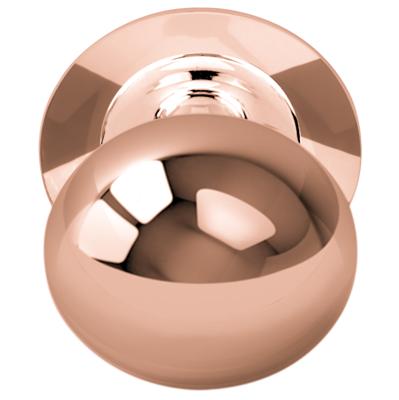Formani Basics LB80V voordeurknop vast op rozet - PVD gepolijst koper