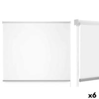 Rolgordijn Gift Decor Wit Stof Plastic 120 x 180 cm