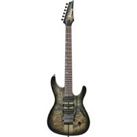 Ibanez Premium S1070PBZ-CKB Charcoal Black Burst elektrische gitaar met gigbag - thumbnail