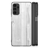 Samsung Galaxy A13 4G Houten Print Telefoonhoesje White Wood