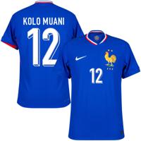 Frankrijk Dri Fit ADV Match Shirt Thuis 2024-2025 + Kolo Muani 12