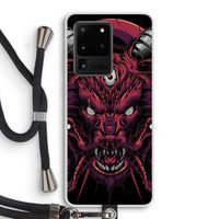 Hell Hound and Serpents: Samsung Galaxy S20 Ultra Transparant Hoesje met koord
