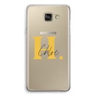 Amber Script: Samsung Galaxy A5 (2016) Transparant Hoesje