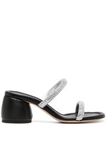 Gianvito Rossi mules Eline 55 mm en cuir - Noir - thumbnail