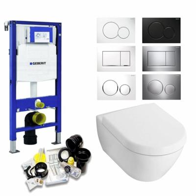 Geberit Up320 Toiletset 22 Villeroy & Boch Subway 2.0 Met Sigma Drukplaat