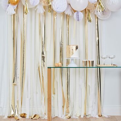 Ginger Ray MIX-188 Mix It Up Gouden Metallic Backdrop