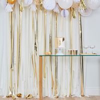 Ginger Ray MIX-188 Mix It Up Gouden Metallic Backdrop
