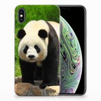 Apple iPhone Xs Max | TPU Hoesje | Panda Apple iPhone Xs Max | TPU Hoesje | Panda