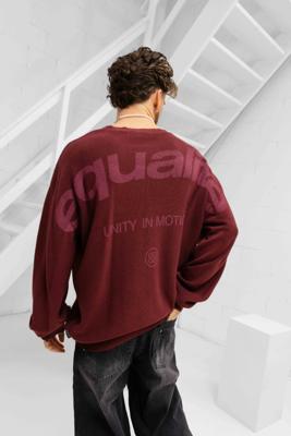 Equalité Noor Knit Sweater Heren Donkerrood - Maat M - Kleur: Donkerrood | Soccerfanshop