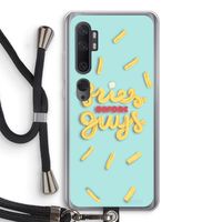 Always fries: Xiaomi Mi Note 10 Transparant Hoesje met koord