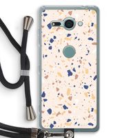 Terrazzo N°23: Sony Xperia XZ2 Compact Transparant Hoesje met koord