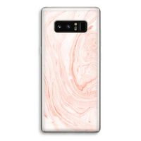 Peach bath: Samsung Galaxy Note 8 Transparant Hoesje