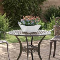 Tuin Kom Plantenbak 5 pcs Zilver 35 x 35 x 15 cm
