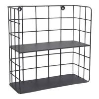 LOFT42 Racky Wandrek Vierkant - Metaal - Mat Zwart - 42x42x17