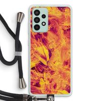 Eternal Fire: Samsung Galaxy A52s 5G Transparant Hoesje met koord