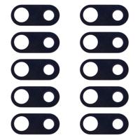 10 STKS terug camera lens voor LG V30 H930 H933 (zwart)