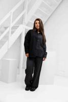 Off The Pitch Asymmetric Striped Set Dames Zwart - Maat M - Kleur: WitZwart | Soccerfanshop