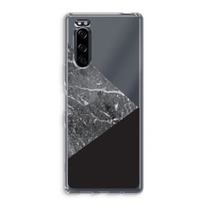 Combinatie marmer: Sony Xperia 5 Transparant Hoesje