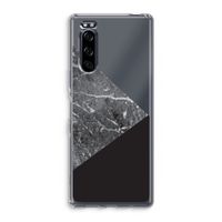 Combinatie marmer: Sony Xperia 5 Transparant Hoesje